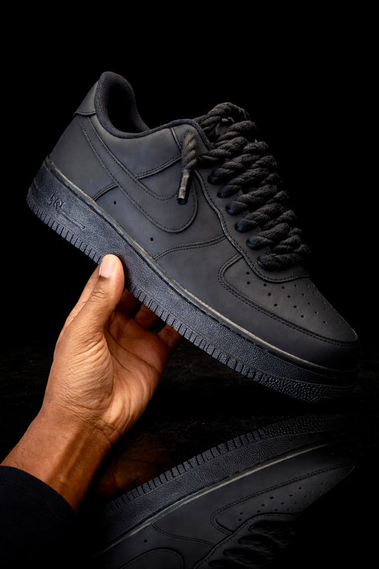 Air Force 1 personnalisée - Édition entièrement noire