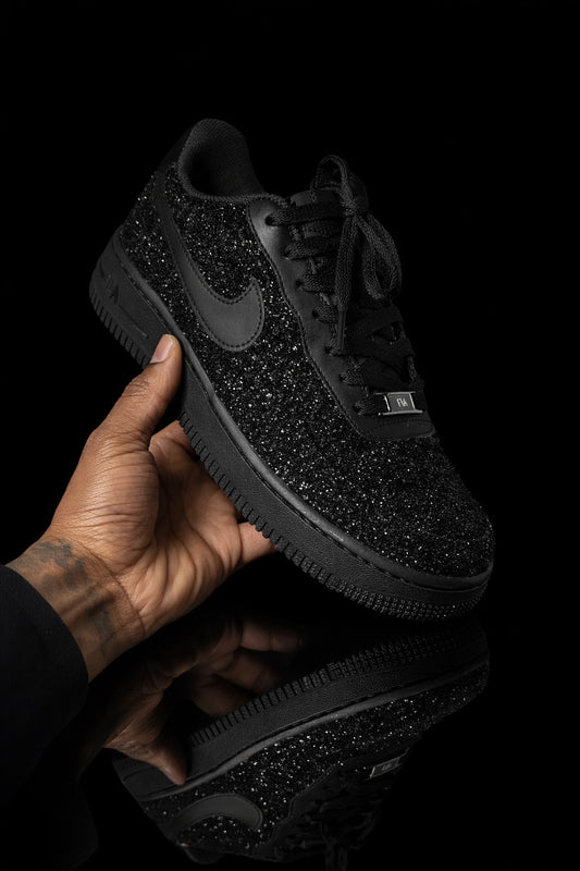 Air Force 1 Custom – Édition Paillettes Black