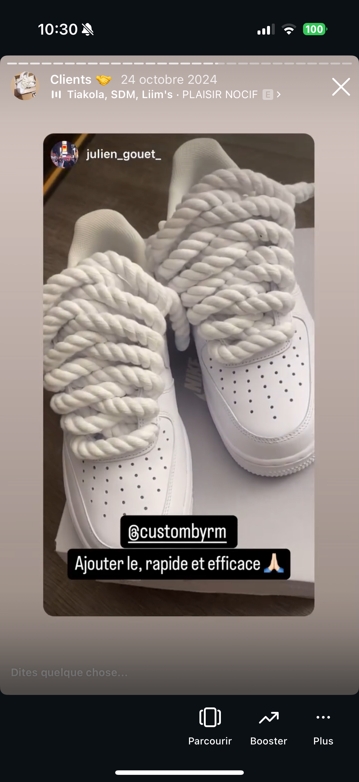 Air Force 1 personnalisée - Édition entièrement blanche