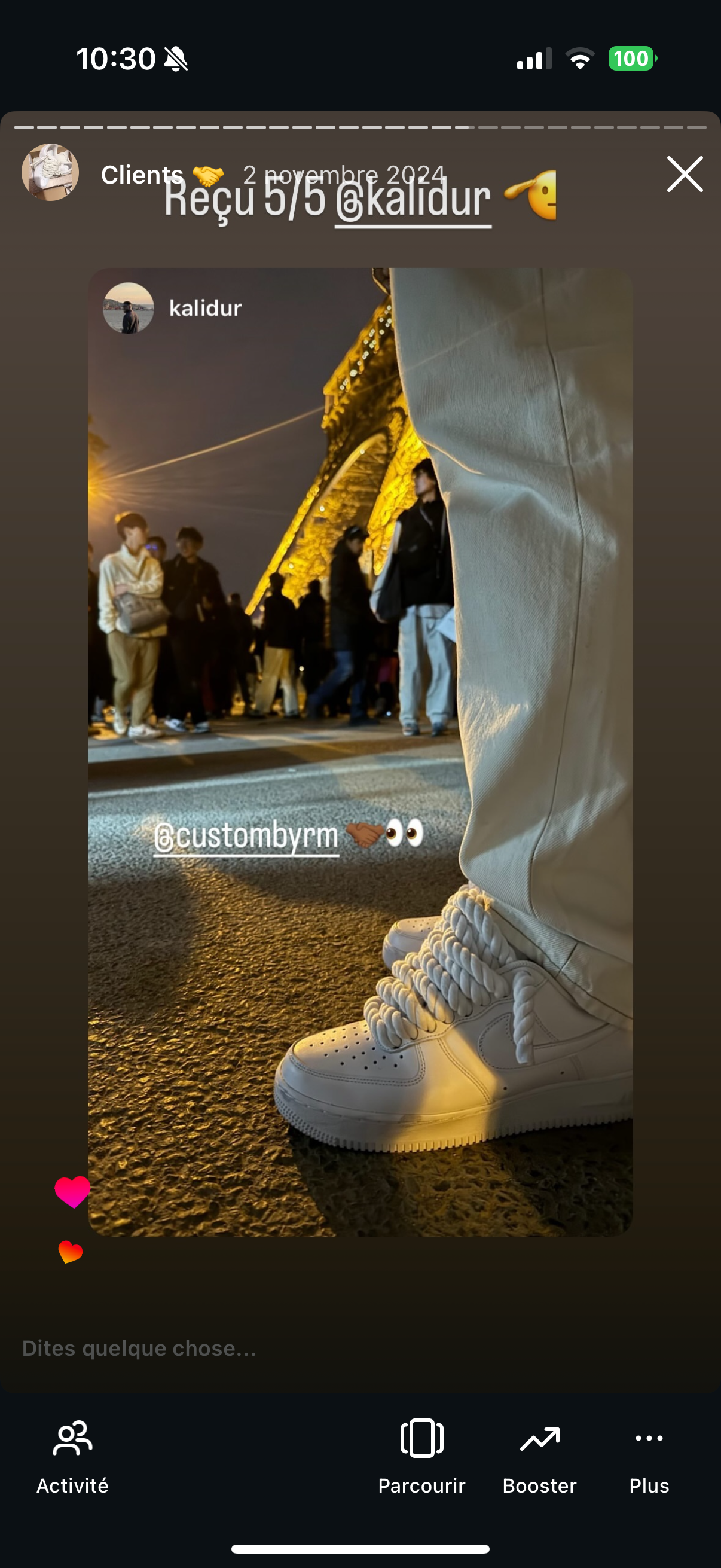 Air Force 1 personnalisée - Édition entièrement blanche