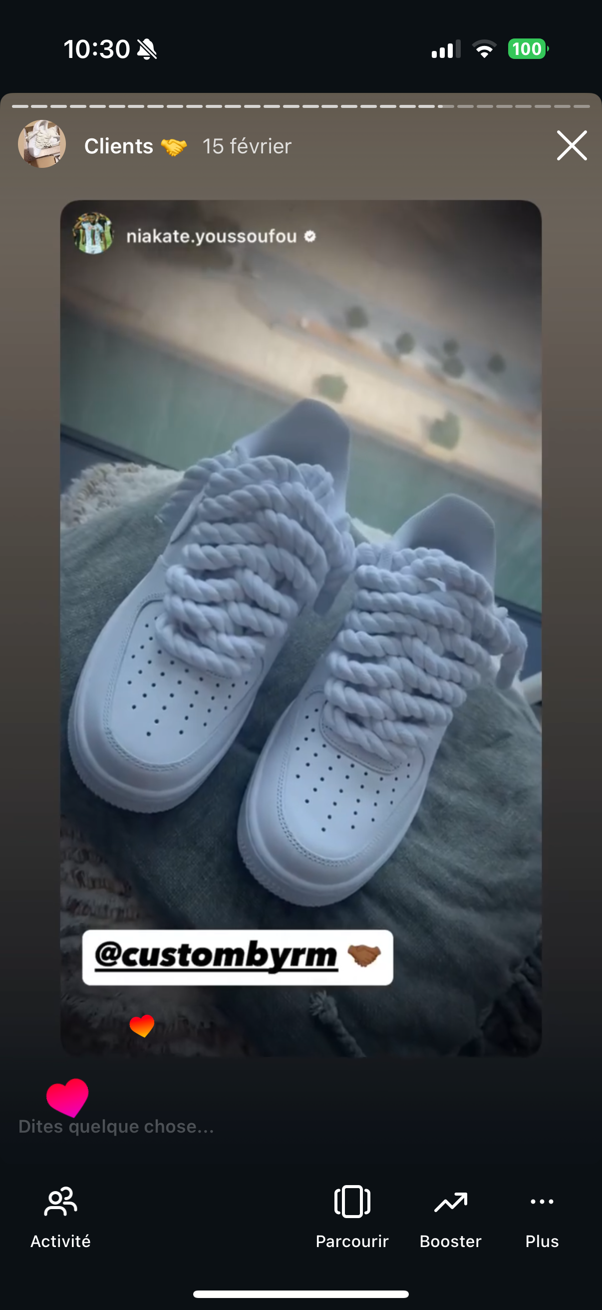 Air Force 1 personnalisée - Édition entièrement blanche
