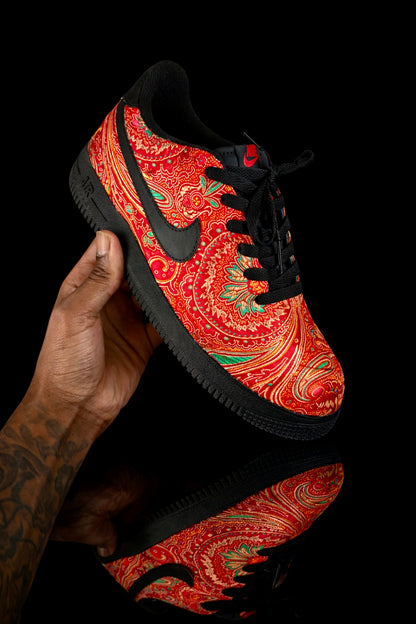 Air Force 1 personnalisées - Brocart Rose