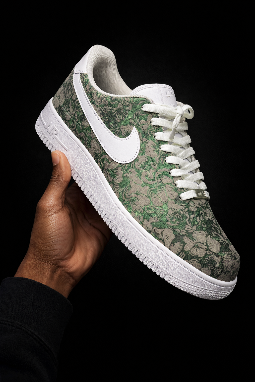 Custom Air force 1 - Vert floral