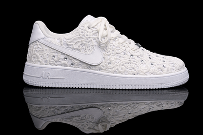 Air Force 1 personnalisée - Dentelle et Strass Premium