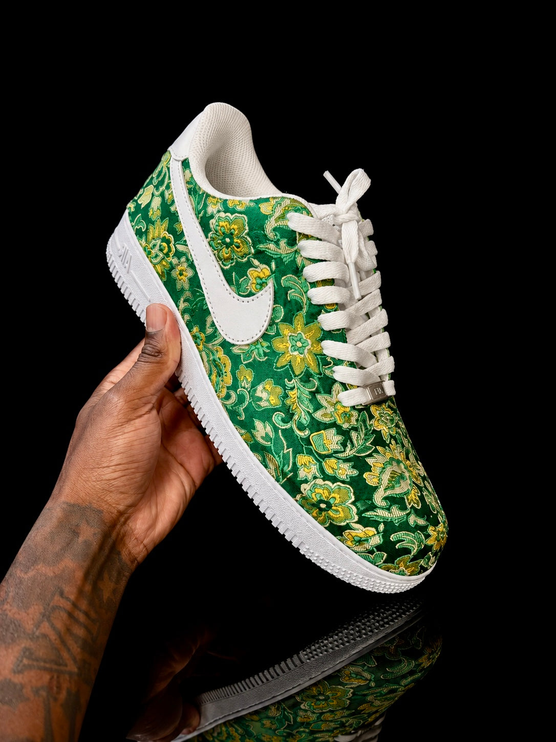 Custom Air Force 1 - Vert Royal