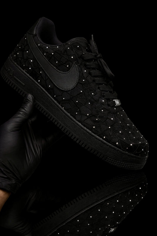 Custom Air Force 1 – Noir à Strass