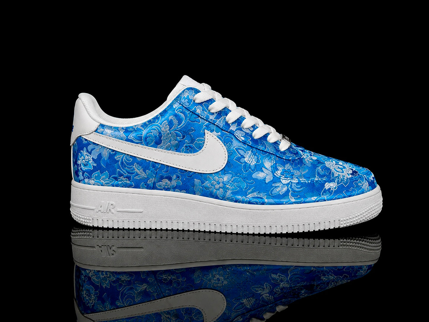 Custom Air Force 1 - bleu clair Royal