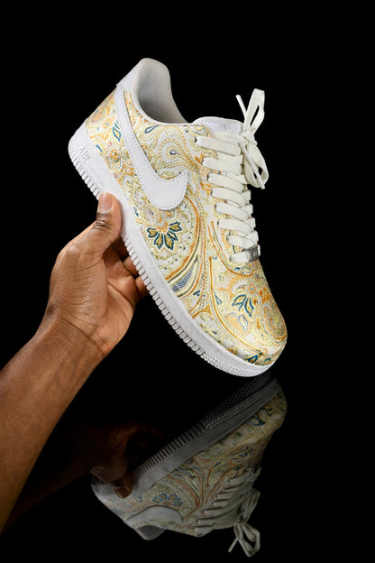 Air Force 1 personnalisées - Brocart Rose