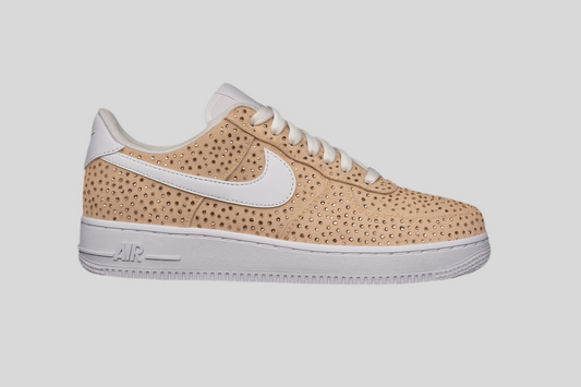 Air force 1 customisée - Strass beige
