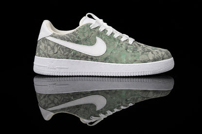 Air Force 1 personnalisées - Vert floral