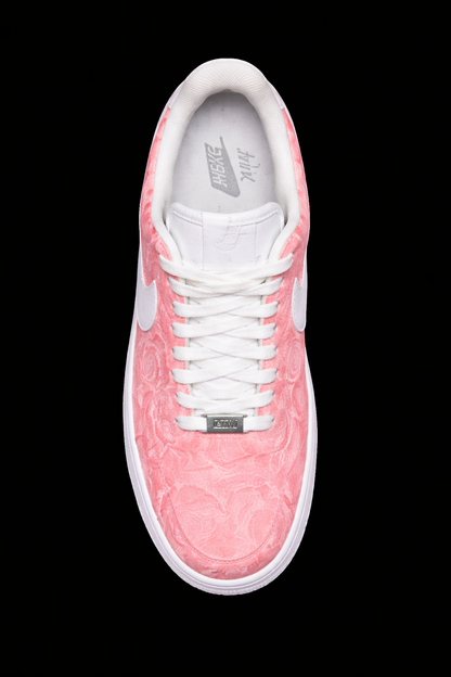 Air force 1 personnalisée - Rose noir et rouge