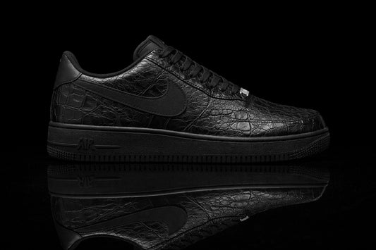 Air force 1 personnalisée - Noir Croco