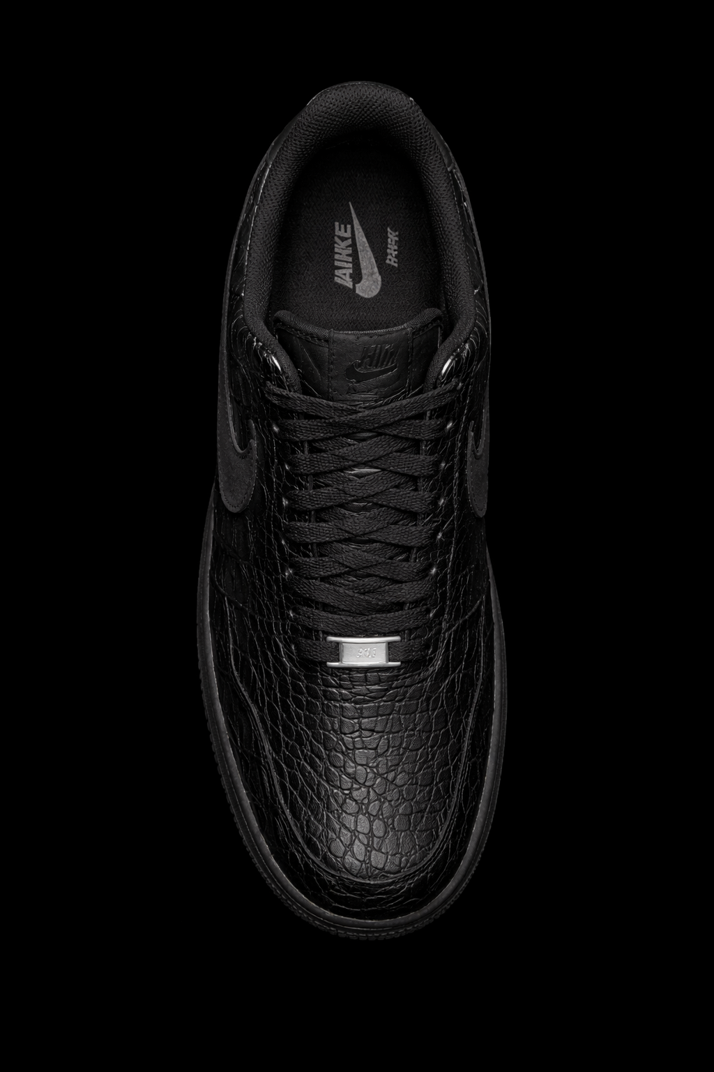 Air force 1 personnalisée - Noir Croco