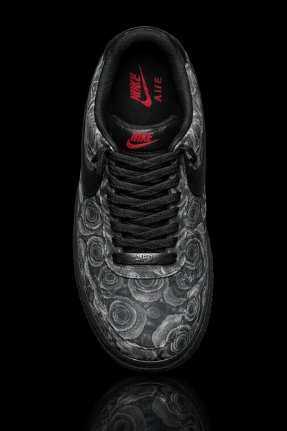 Custom Air force 1 - Rose noire et blanche