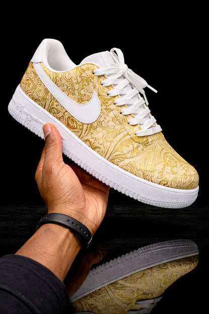 Air Force 1 personnalisées - Édition Or