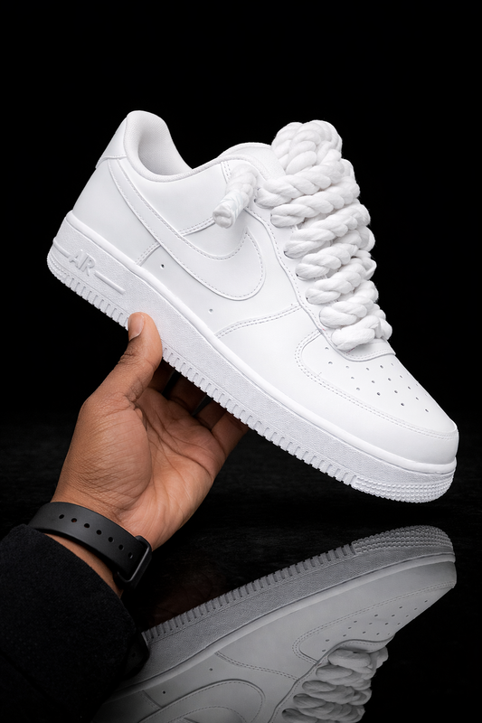 Air Force 1 personnalisée - Édition entièrement blanche