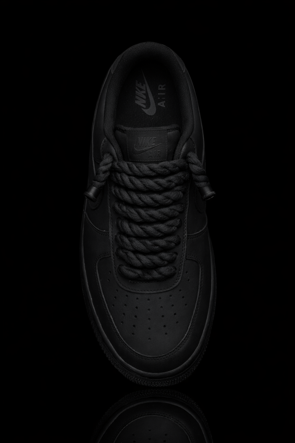 Air Force 1 personnalisée - Édition entièrement noire