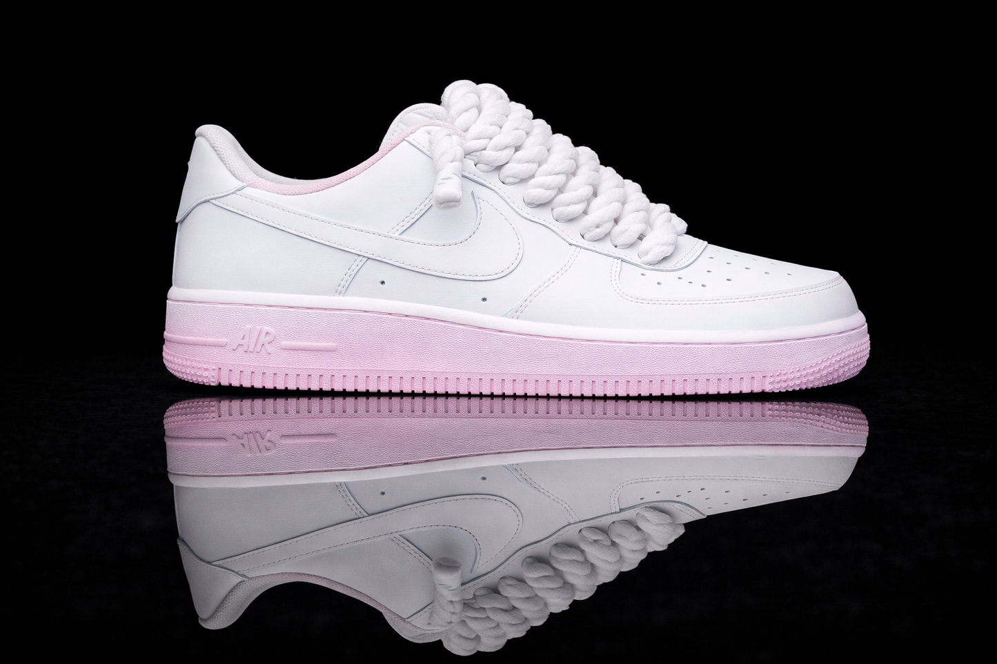 Air Force 1 personnalisées - Rose délavé