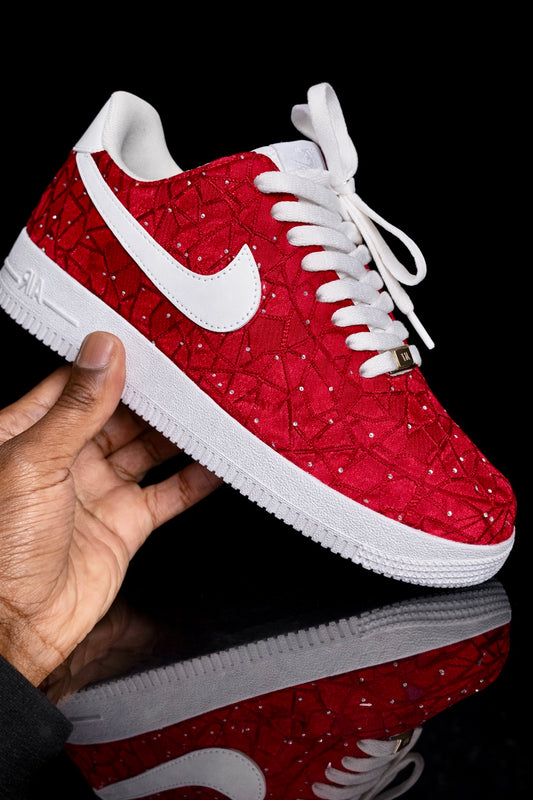Custom Air Force 1 – Rouge à Strass