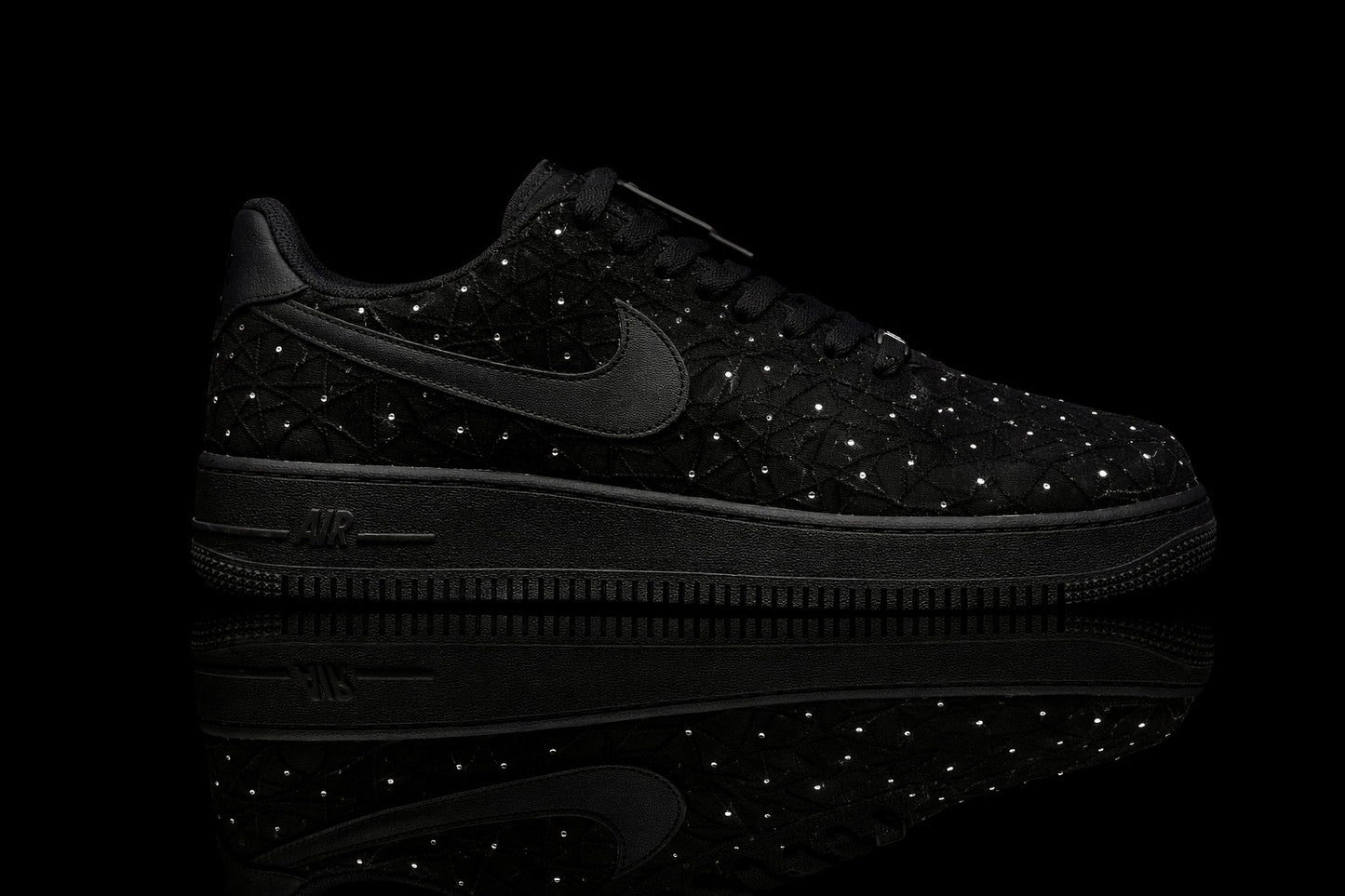 Custom Air Force 1 – Noir à Strass