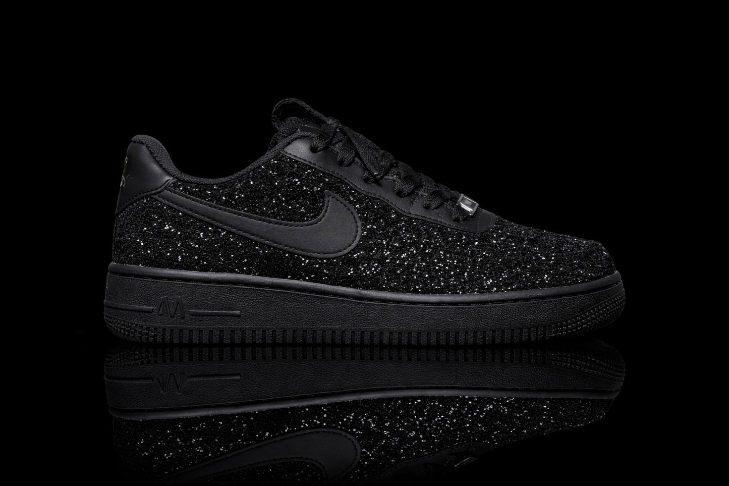 Air Force 1 Custom – Édition Paillettes Black
