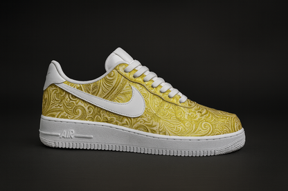 Air Force 1 personnalisée - Édition Royal Gold