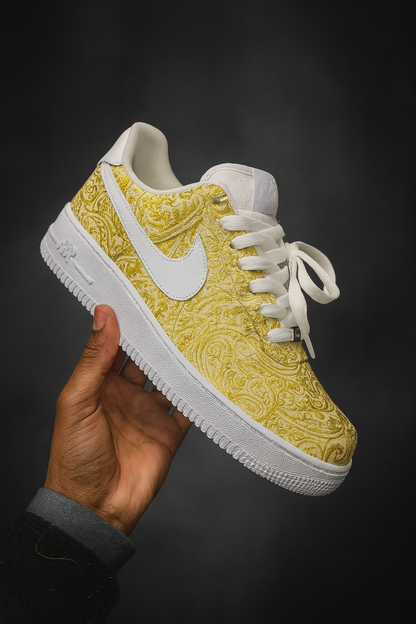Air Force 1 personnalisée - Édition Royal Gold