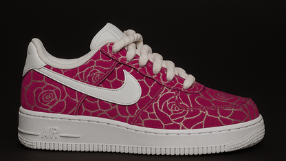 Air Force 1 personnalisée - Rose Élégance
