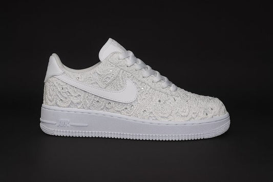 Custom Air Force 1 - Dentelle et Strass Premium