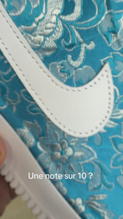Custom Air Force 1 - bleu clair Royal