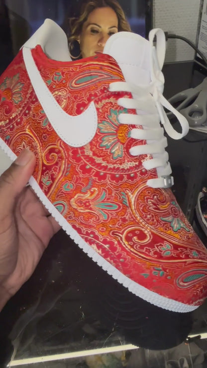 Air Force 1 personnalisée - Édition Rouge Royale