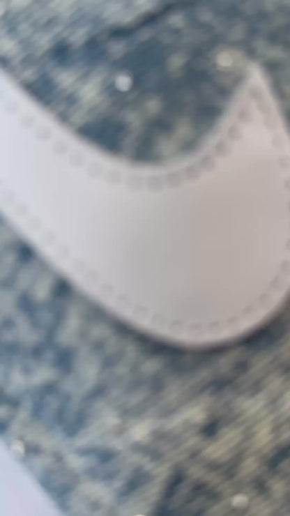 Custom Air Force 1 - Strass Denim